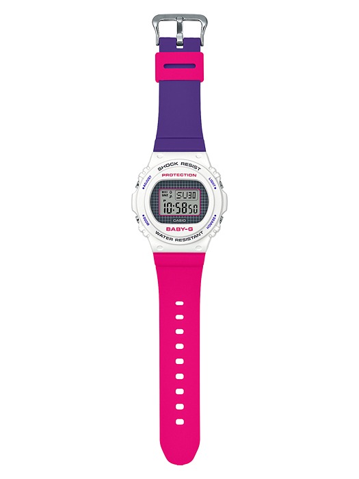 นาฬิกา Casio Baby-G Special Color Throwback Baby-G 25th anniversary Logo color series รุ่น BGD-570THB-7 ของแท้ รับประกัน1ปี