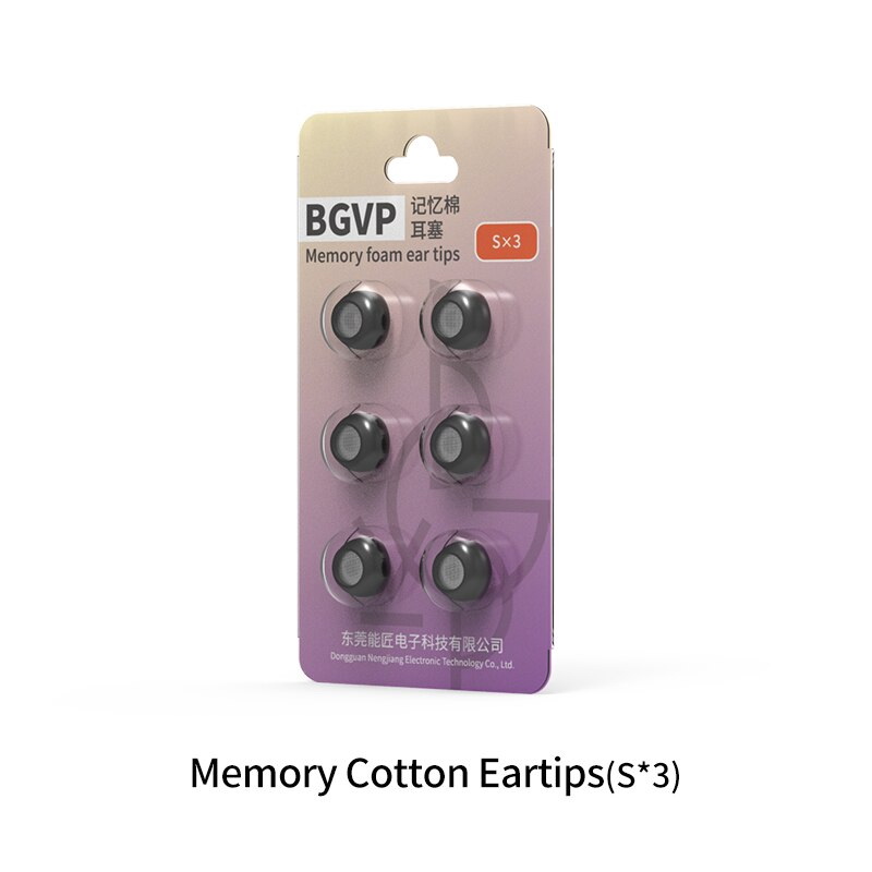 ขาย BGVP Memory Cotton จุกหูฟังเมโมรี่โฟม กันเหงื่อ กันฝุ่น ใส่ได้สบายหู