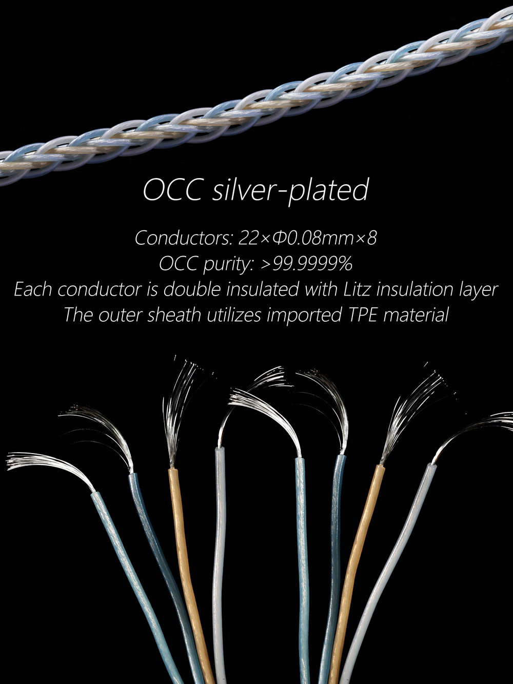 ขาย DD BC120C สายอัพเกรดหูฟัง (Sky Pro) Air Series ระดับเรือธง