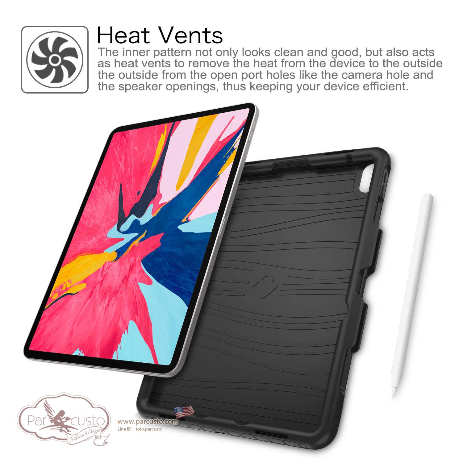 เคสซิลิโคนกันกระแทก Apple iPad Pro 11 inch (2018) [Mighty Shield] จาก Fintie [หมด]