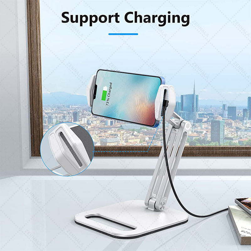 ขาตั้ง หนีบมือถือ ipad Desktop Metal Holder for Tablet