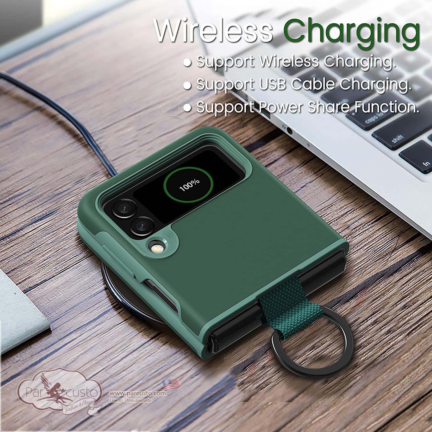 เคสกันกระแทก Samsung Galaxy Z Flip 3 จาก X-FOUR [Pre-order USA]