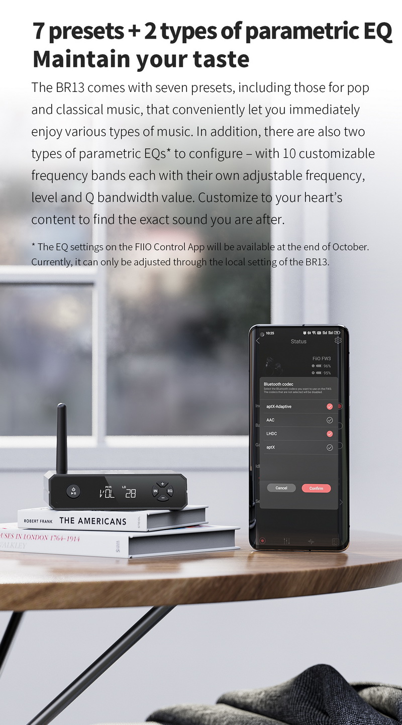 [PreOrder] FiiO BR13 ตัวรับสัญญาณ Bluetooth ความละเอียดสูง รองรับ Dual Hi-Res ประกันศูนย์ไทย