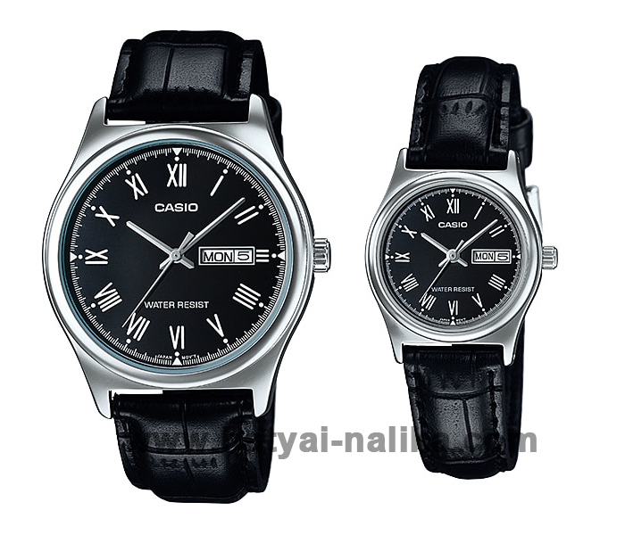 นาฬิกา คาสิโอ Casio SETคู่รัก รุ่น MTP-V006L-1B+LTP-V006L-1B ของแท้ รับประกัน1ปี