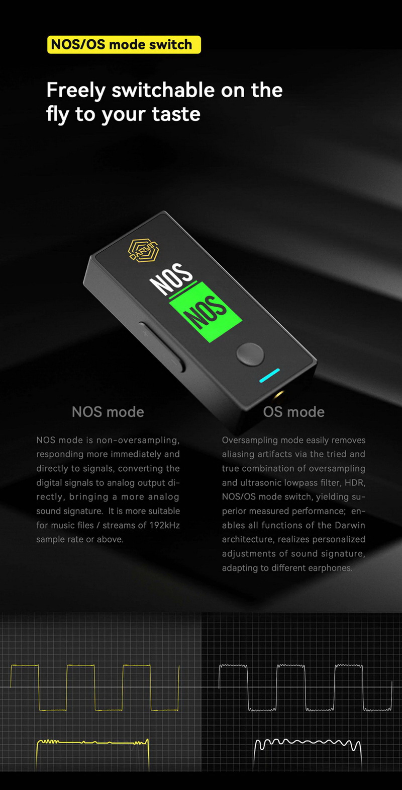 HiBy FC6 DAC/AMP พกพาแบบ R2R สถาปัตยกรรม Darwin รองรับ MQA ประกันศูนย์ไทย