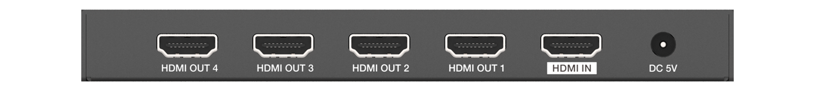 VACOTEK H-14SP2 1x4 HDMI 2.0 Splitter 18G 4:4:4 Supports HDCP 2.0,EDID and HDR