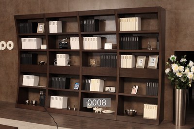 ฉากสำหรับถ่ายรูปหรือ Live สีสวยสด รูปชั้นวางของชั้นหนังสือ #01 ขนาด 2x1.5m [หมด]