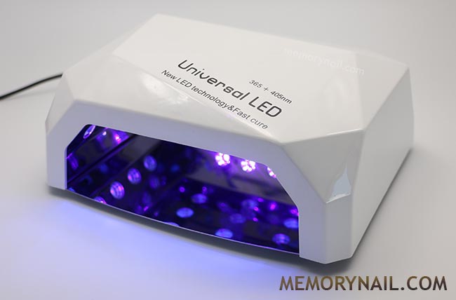 เครื่องอบเจล หลอด LED 66 วัตถ์ ไฟแรง ต่อเจลได้ ทาสีเจลได้ สีขาว
