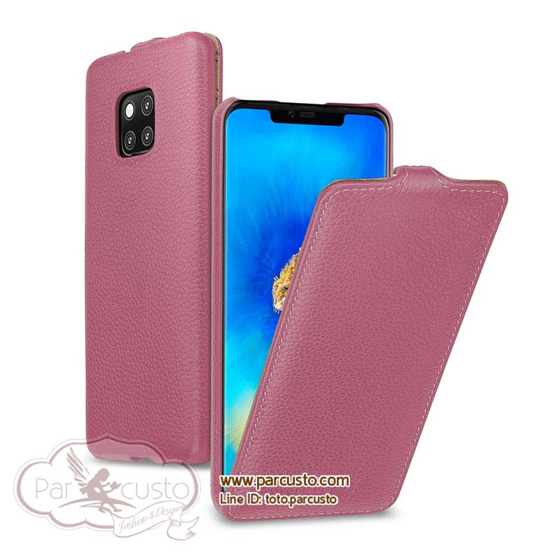 เคสหนังแท้สุดหรูหรา Huawei Mate 20 และ Mate 20 PRO [กรุณาระบุรุ่น] [T-Type]จาก TETDED [Pre-order]