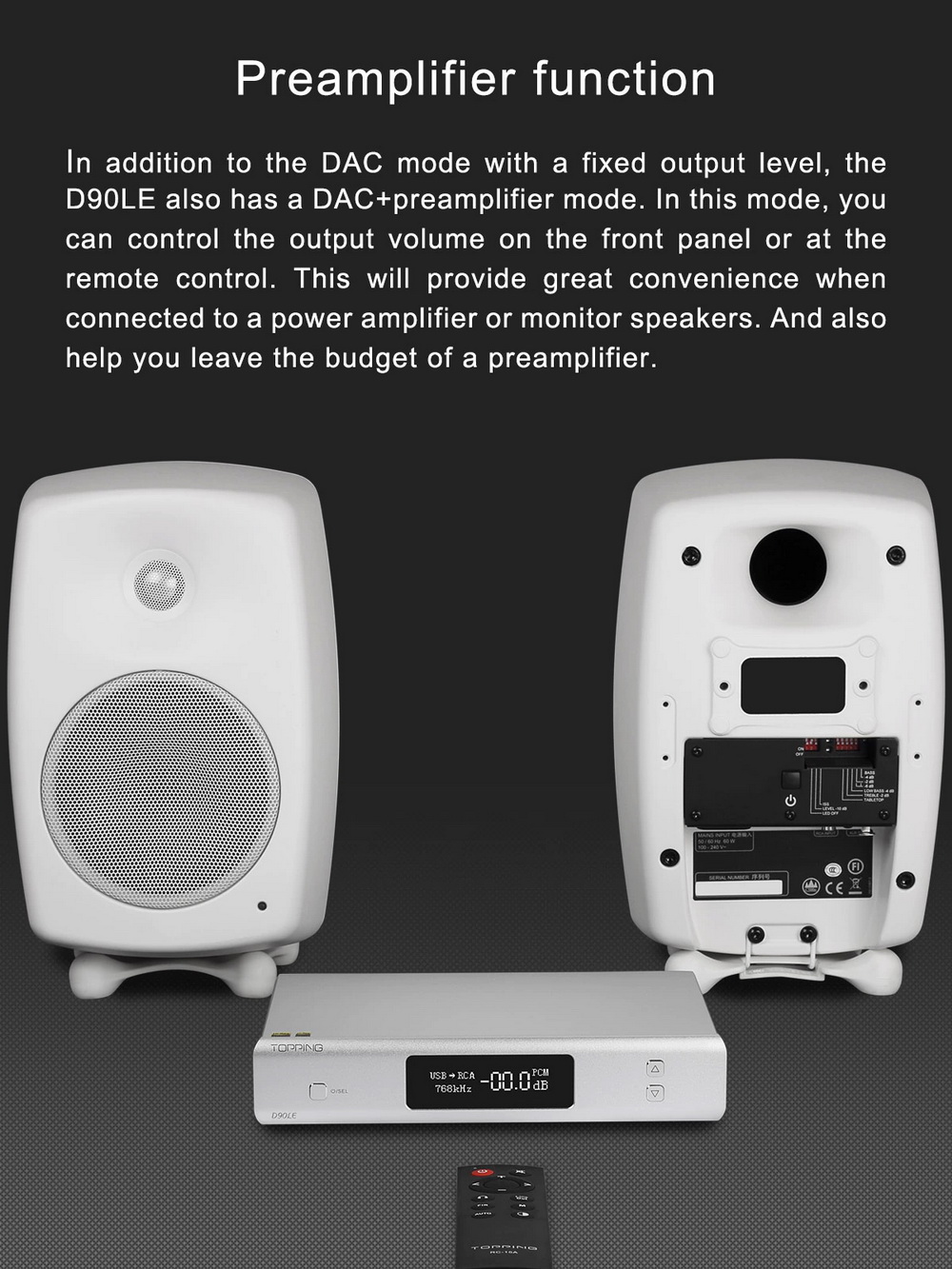 Topping D90LE Fully Balanced DAC รองรับ Dual Hi-Res ประกันศูนย์ไทย