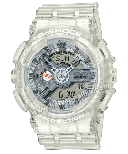 นาฬิกา Casio G-Shock GA-110CR เจลลี่ใส CORAL REEF series รุ่น GA-110CR-7A (เจลลี่ขาวใส) ของแท้ รับประกัน1ปี