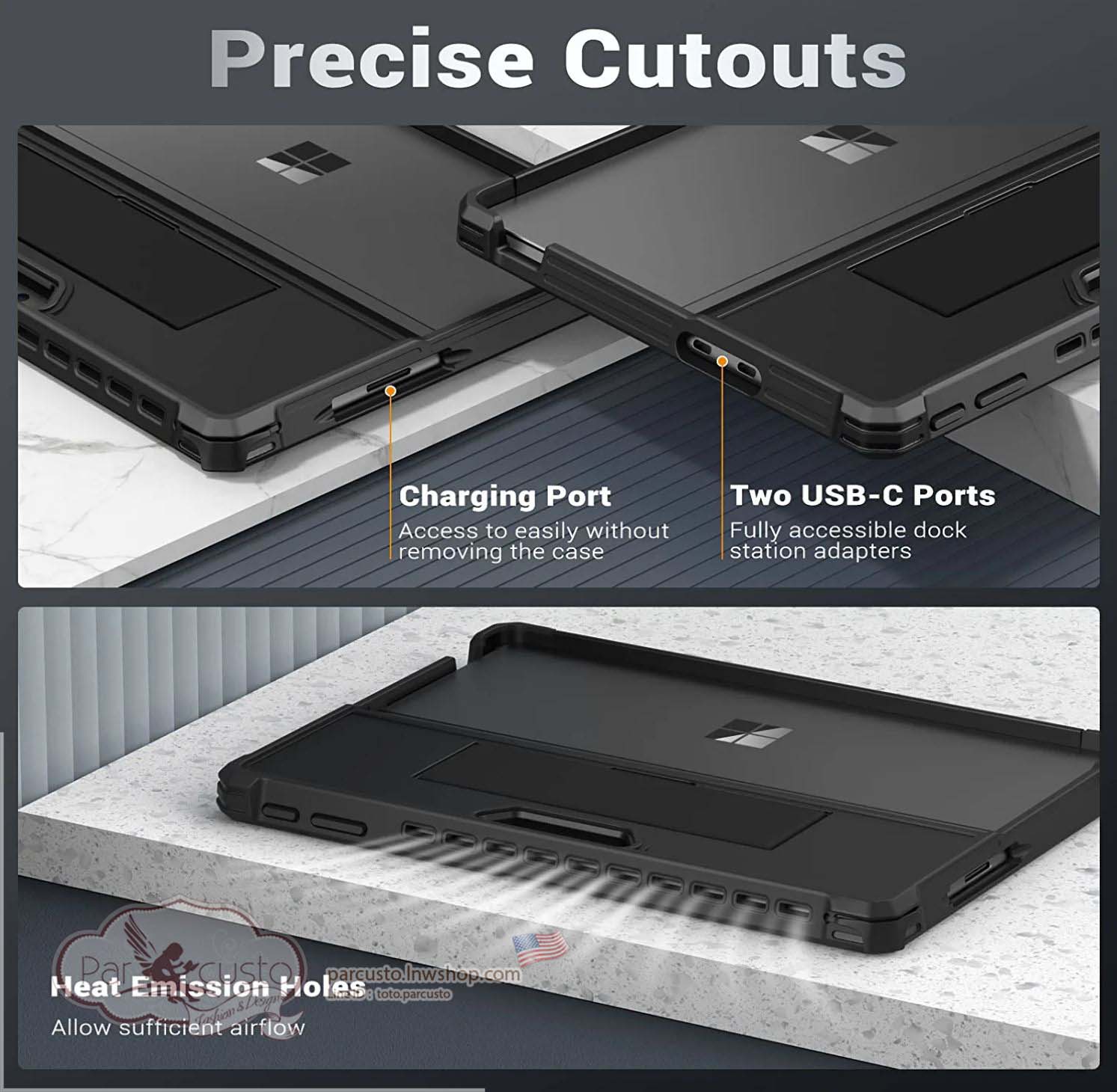 เคสกันกระแทก Microsoft Surface Pro 9 / Pro 9 5G 13-Inch 2022จาก MoKo [Pre-order USA]