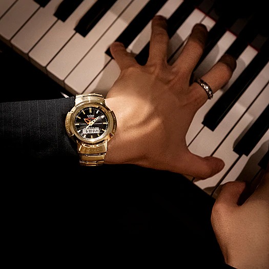 นาฬิกา Casio G-Shock Full Metal AWM-500 series รุ่น AWM-500GD-9A ของแท้ รับประกัน1ปี
