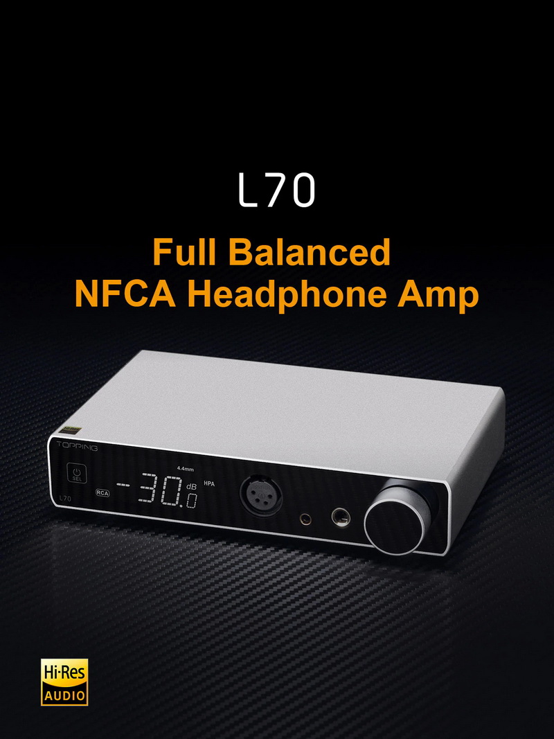 ขาย Topping L70 Full Balanced NFCA Headphone Amplifier ประกันศูนย์ไทย