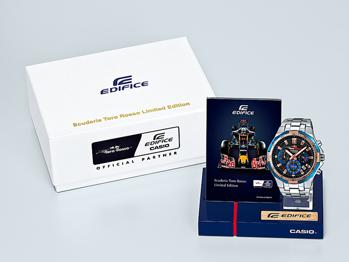 นาฬิกา Casio EDIFICE Scuderia Toro Rosso by Red Bull Limited Edition ลิมิเต็ดเอดิชัน รุ่น EFR-554TR-2A ของแท้ รับประกัน 1 ปี
