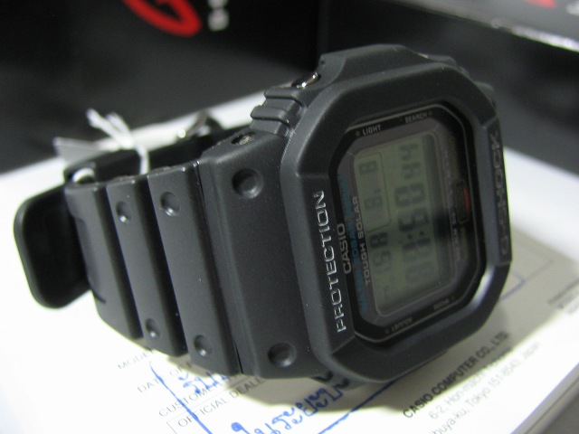 นาฬิกา คาสิโอ Casio G-Shock Tough Solar รุ่น G-5600E-1 ของแท้ รับประกัน1ปี