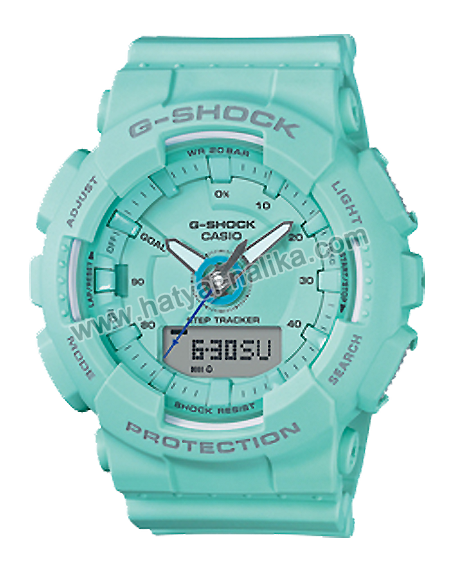 นาฬิกา Casio G-Shock มินิ S-Series GMA-S130 Step Tracker series รุ่น GMA-S130-2A (สีมิ้นท์) ของแท้ รับประกัน1ปี