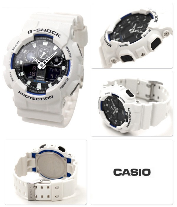 นาฬิกา คาสิโอ Casio G-Shock Standard Analog-Digital รุ่น GA-100B-7A ของแท้ รับประกัน1ปี