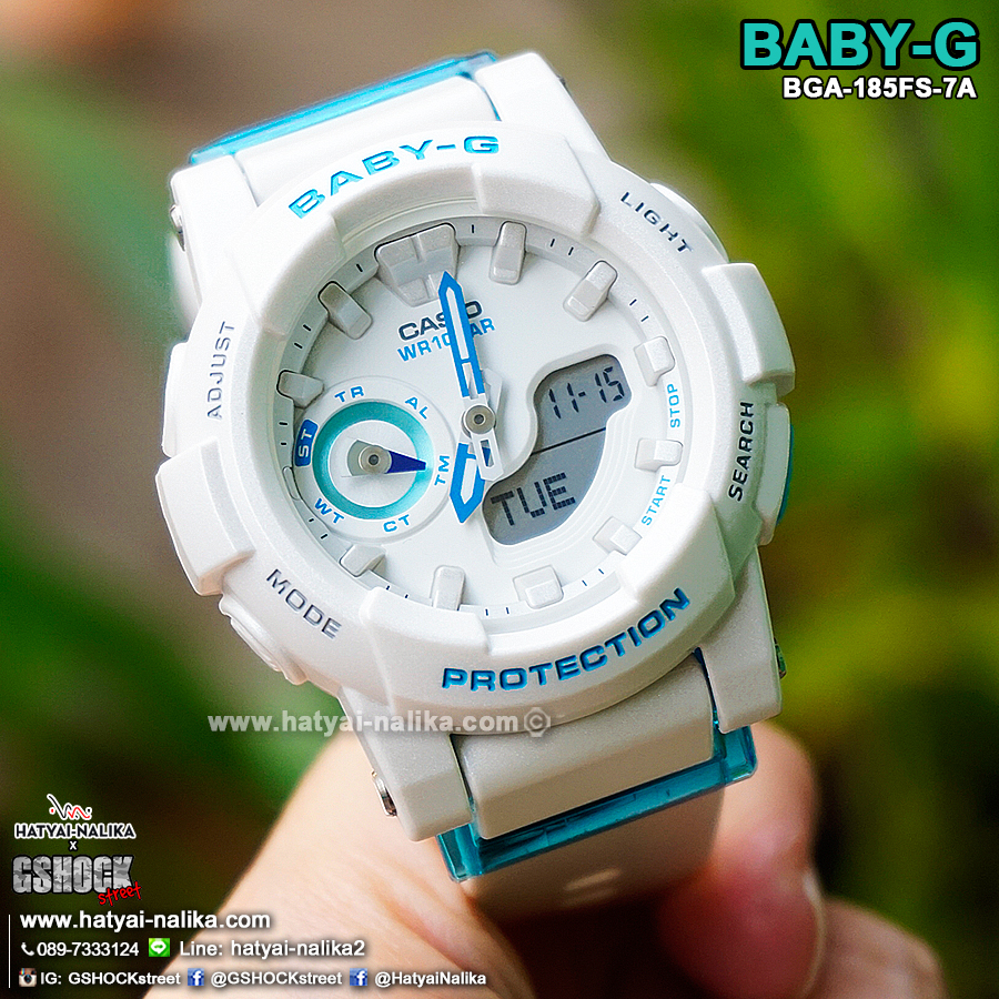 นาฬิกา Casio Baby-G BGA-185FS Vivid Fashion color series รุ่น BGA-185FS-7A ของแท้ รับประกัน1ปี