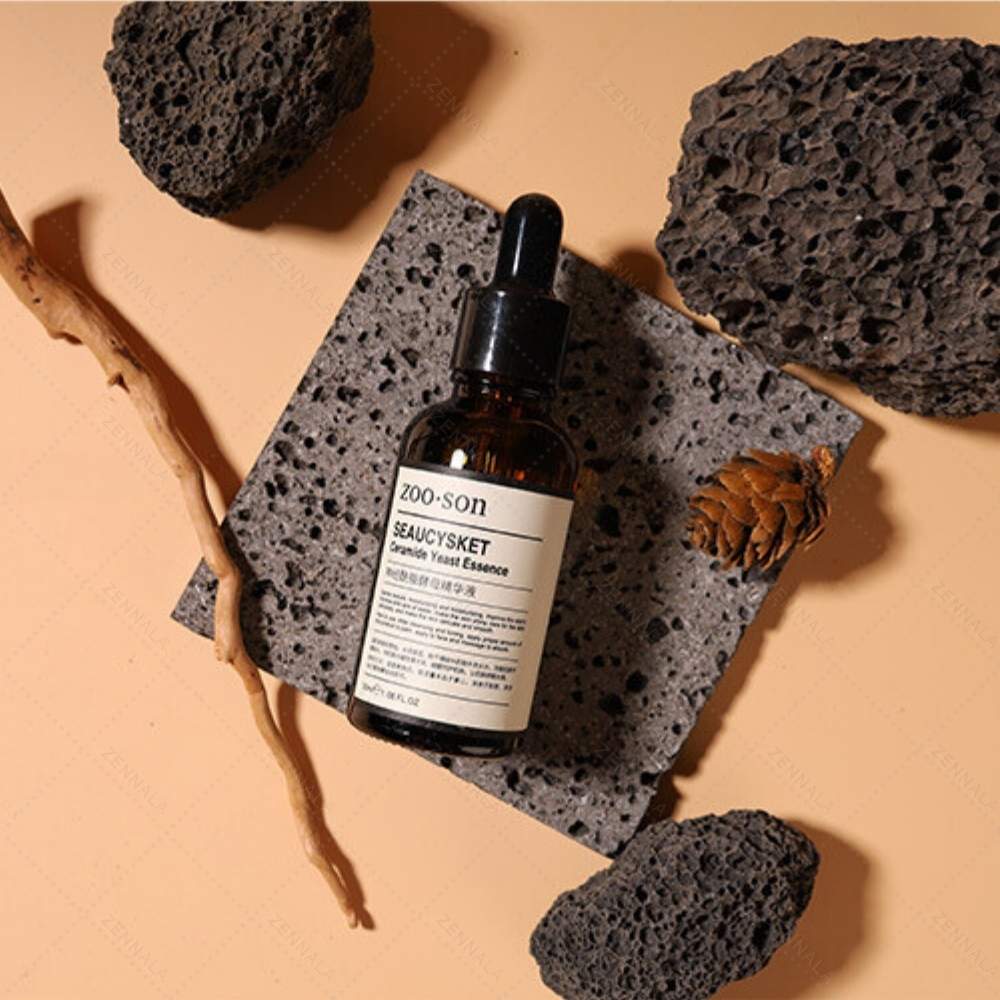 พร็อพแผ่นหินตัด Travertine พร็อพถ่ายรูป Stone Display Prop มี 2 สี 2 ขนาดให้เลือก