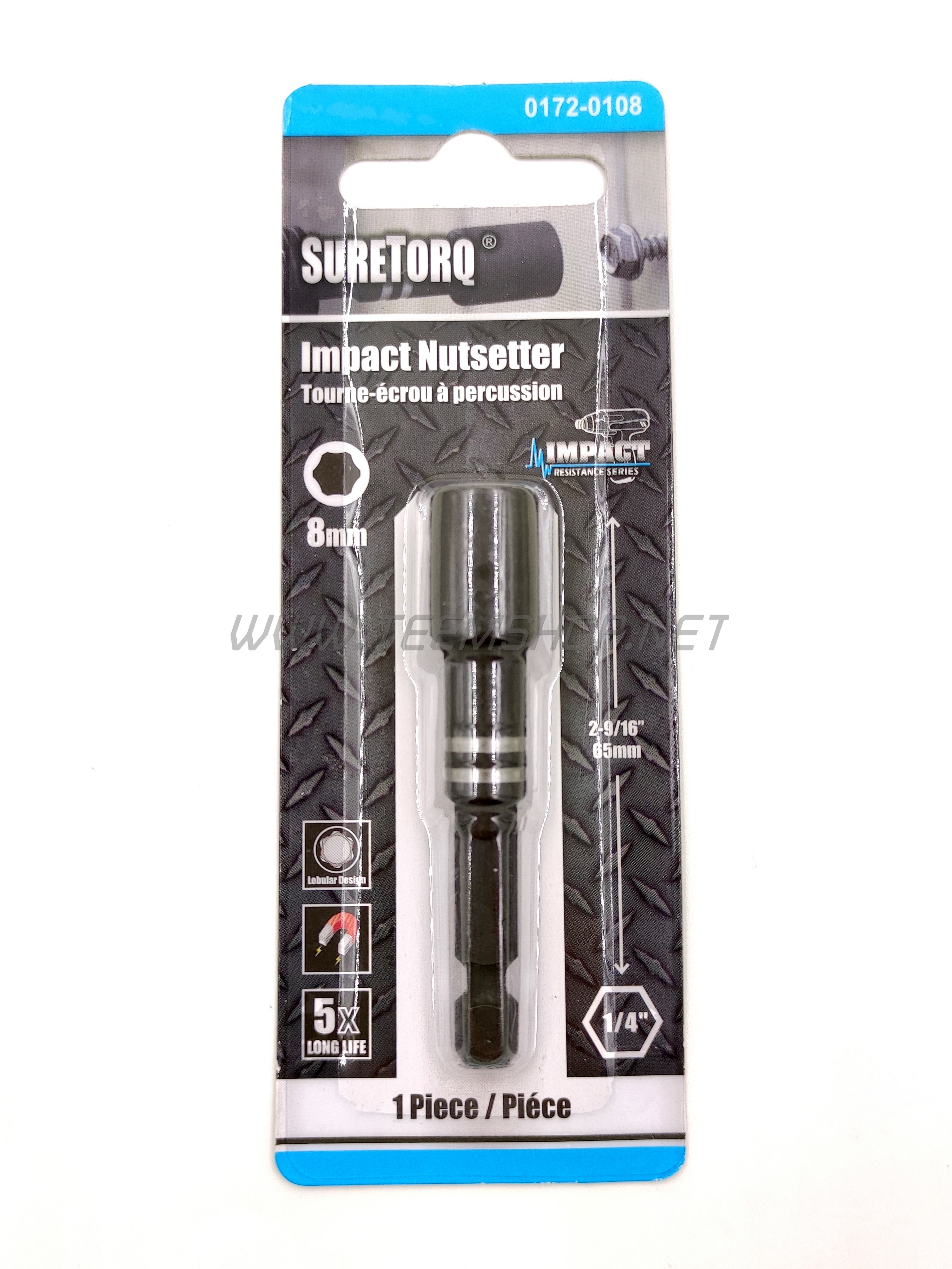 SURETORQ บล็อกขันสกรูมีแม่เหล็ก 8x65mm. 0172-0108