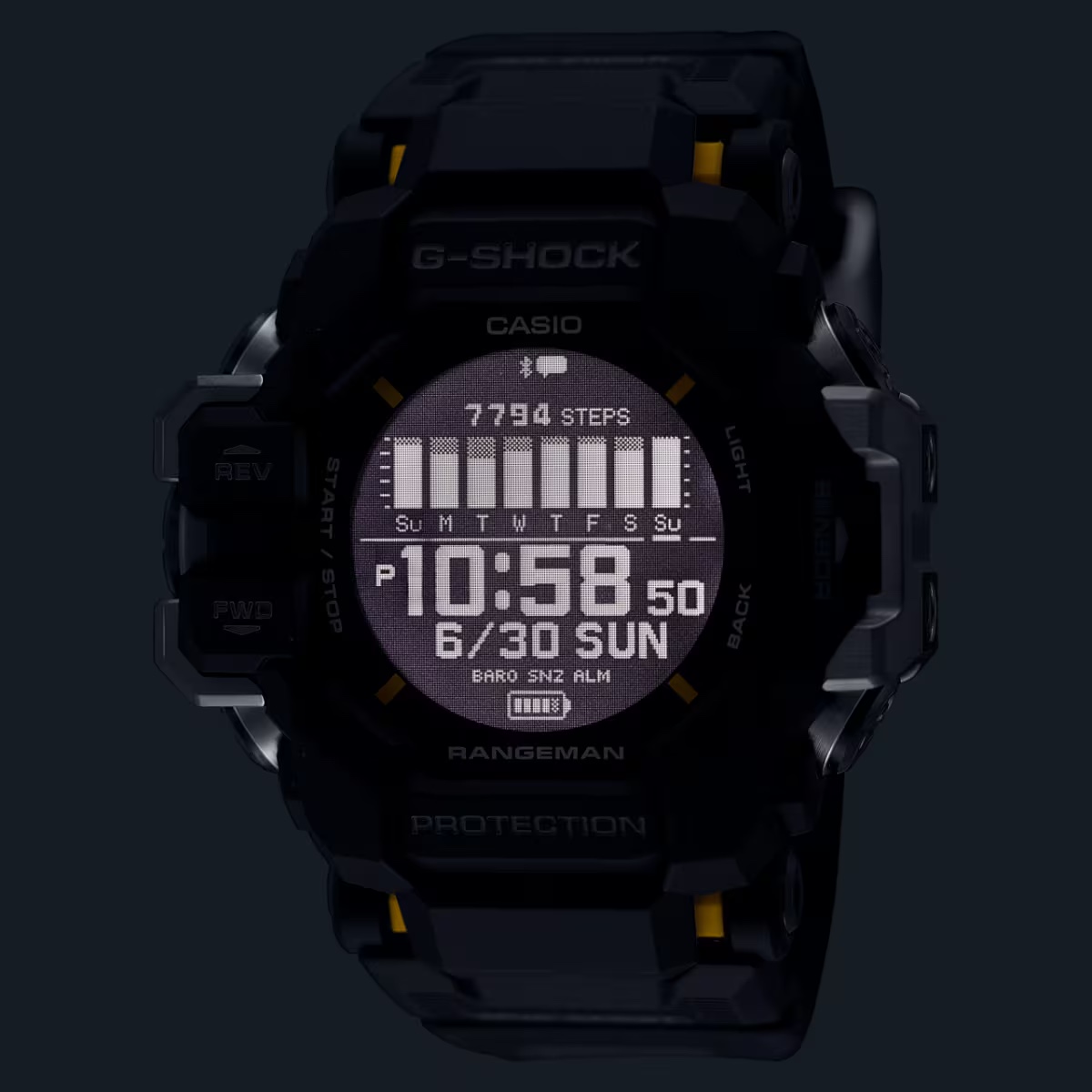 นาฬิกา Casio G-Shock RANGEMAN Heart Rate Monitor GPR-H1000 series รุ่น GPR-H1000-1 ของแท้ รับประกัน1ปี