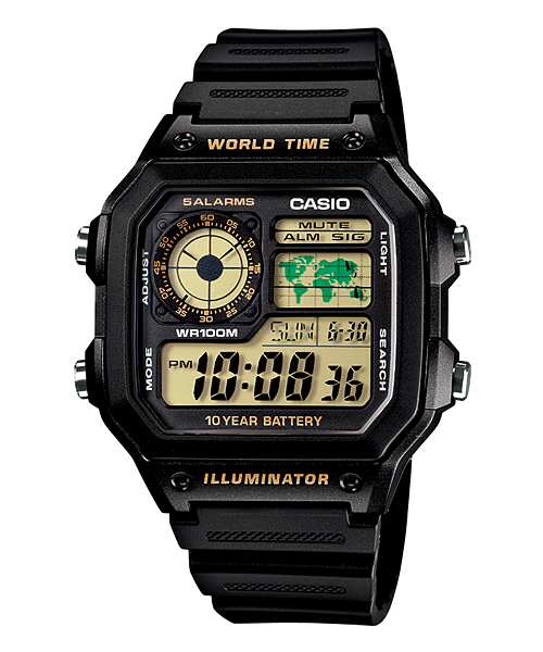 นาฬิกา คาสิโอ Casio Royale “James Bond 007” รุ่น AE-1200WH-1BV ของแท้ รับประกัน1ปี