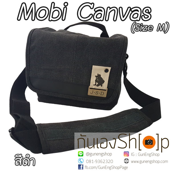 กระเป๋ากล้อง Mobi Canvas Size M ผ้าแคนวาส สำหรับกล้อง Mirrorless