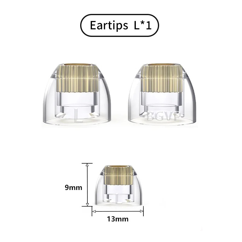 BGVP B11 จุกหูฟังซิลิโคนเหลวพร้อมท่อนำเสียงทองแดงในตัว เพิ่มความชัดเจนของเสียง 1 ชุด 1 คู่