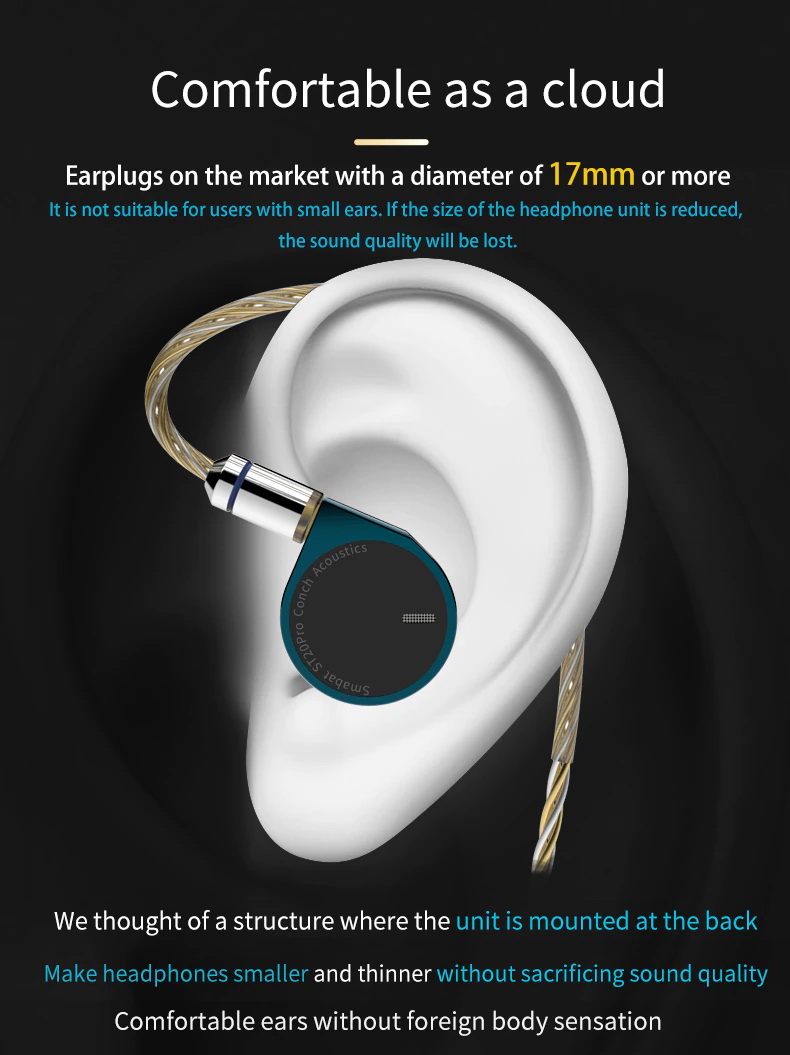 SMABAT ST20 PRO หูฟังเอียบัด 2 ไดรเวอร์ 1BA+1DD ระดับเรือธง ประกันศูนย์ไทย