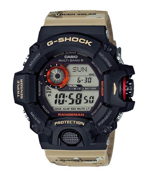 นาฬิกา Casio G-Shock RANGEMAN Limited "Master in Desert Camouflage" series รุ่น GW-9400DCJ-1 (แมวลายพรางทะเลทราย) ของแท้ รับประกัน1ปี