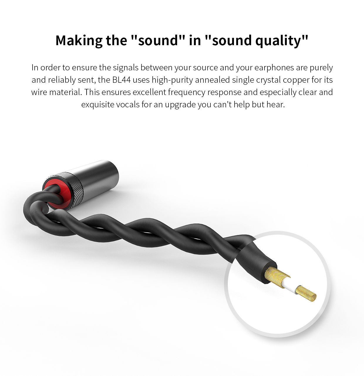 ขาย FiiO BL44 สายแปลง Balanced 2.5mm เป็น 4.4mm