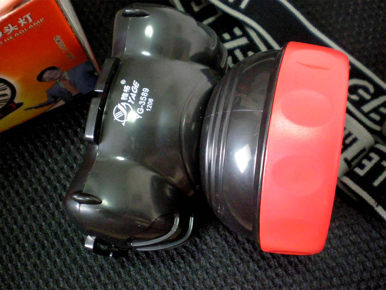 ไฟฉายคาดหัว (ไฟฉายกรีดยาง) LED 1 ดวง YG3589แสงขาว