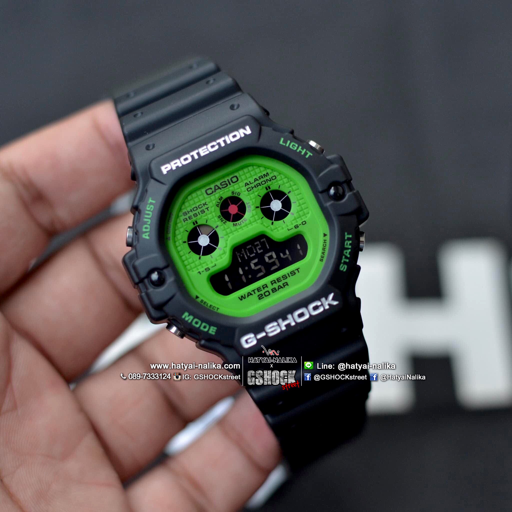 นาฬิกา Casio G-Shock Special color ROCK SOUNDS series รุ่น DW-5900RS-1 ของแท้ รับประกัน1ปี