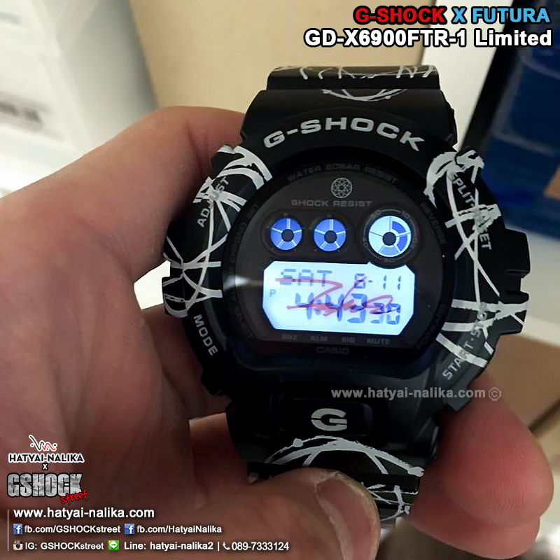 นาฬิกา Casio G-Shock Limited G-SHOCK x FUTURA Collaboration รุ่น GD-X6900FTR-1 ของแท้ รับประกัน1ปี