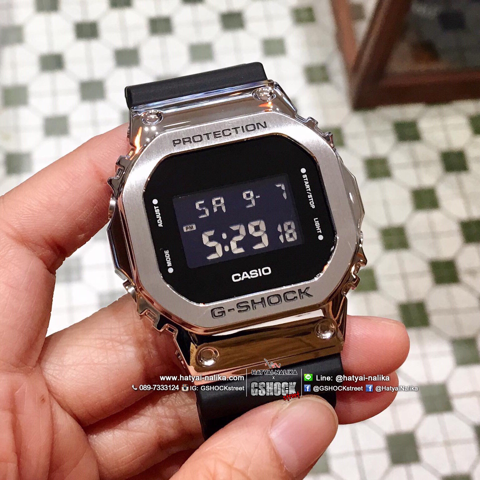 นาฬิกา Casio G-Shock Standard Digital GM-5600 series รุ่น GM-5600-1 ของแท้ รับประกัน1ปี