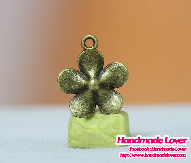 จี้,ตัวห้อยซิป ดอกไม้