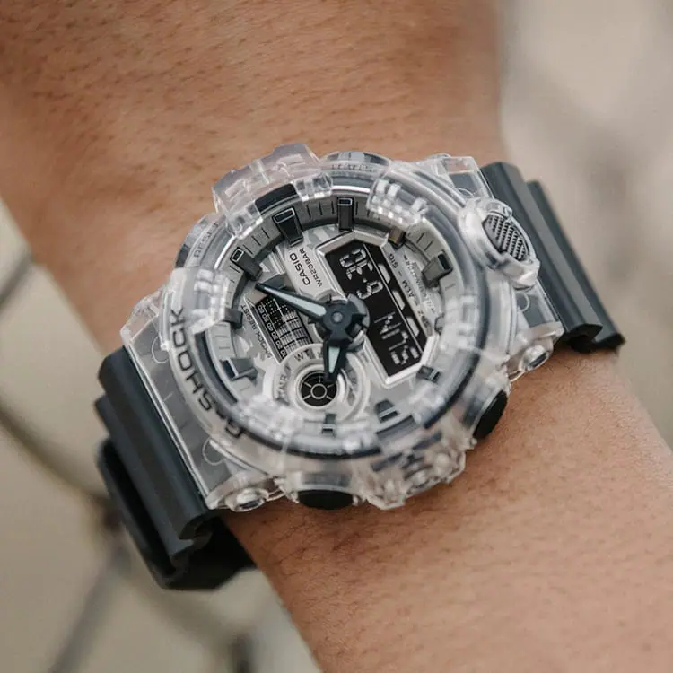 นาฬิกา Casio G-Shock Special color Skeleton Camo series รุ่น GA-700SKC-1A ของแท้ รับประกัน1ปี