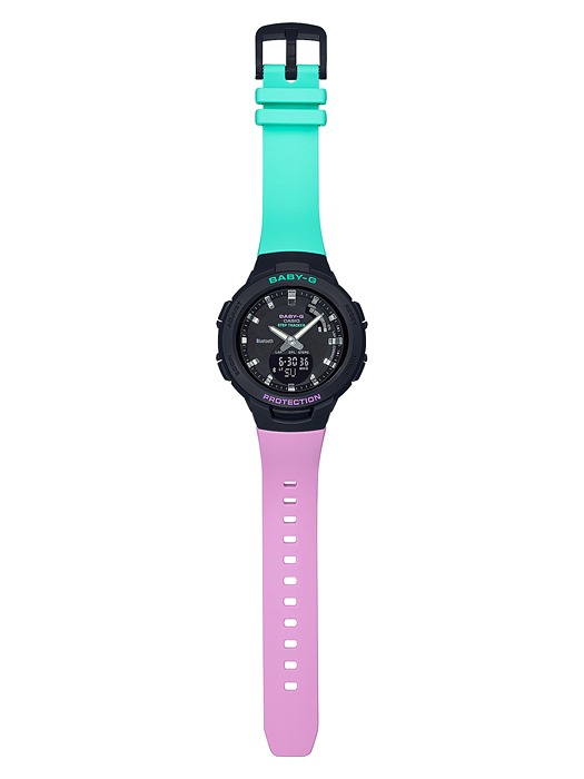 นาฬิกา Casio Baby-G G-SQUAD BSA-B100MT Misty Pastel Color รุ่น BSA-B100MT-1A ของแท้ รับประกัน1ปี