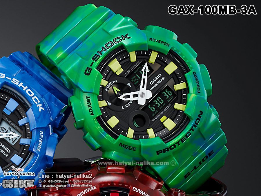 นาฬิกา Casio G-Shock G-LIDE รุ่น GAX-100MB-3A ของแท้ รับประกัน1ปี