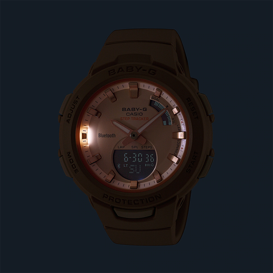 นาฬิกา Casio Baby-G G-SQUAD BSA-B100CS series รุ่น BSA-B100CS-4A ของแท้ รับประกัน1ปี