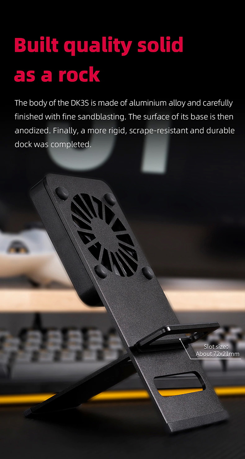 ขาย FiiO DK3S Stand ขาตั้งและพัดลมระบายความร้อน สำหรับเครื่องเล่นพกพา