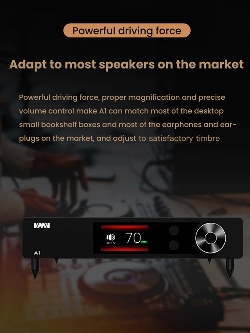 ขาย SMSL VMV A1 แอมป์ตั้งโต๊ะ Class A รองรับ Hi-Res ประกันศูนย์ไทย