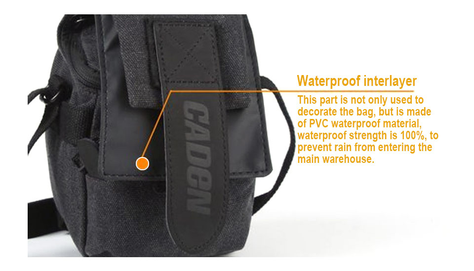 ขาย Caden M0 กระเป๋าแฟชั่น กันน้ำ เก็บกล้องได้ เหมาะสำหรับกล้อง Canon Nikon Sony Panasonic Olympus