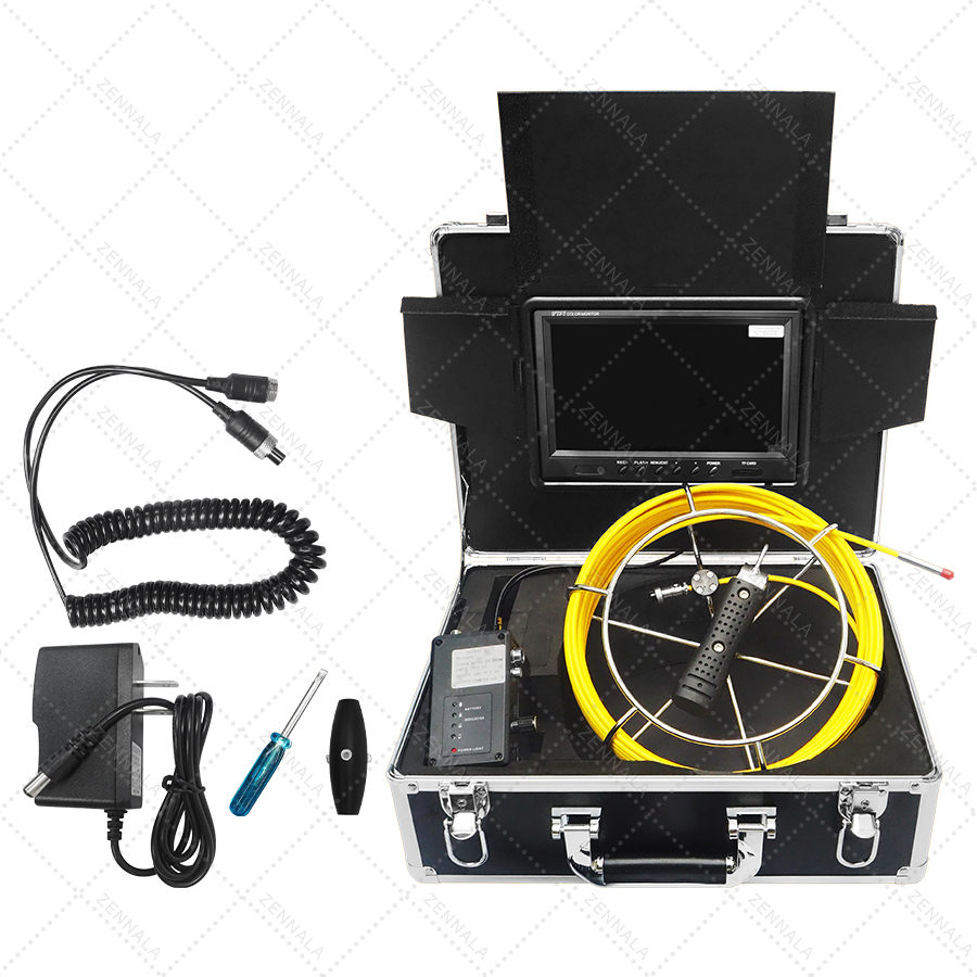 กล้องงูโรงงาน พร้อมจอ 9 นิ้ว (6.5 มิลิเมตร) 20 เมตร รุ่น WP90-20M