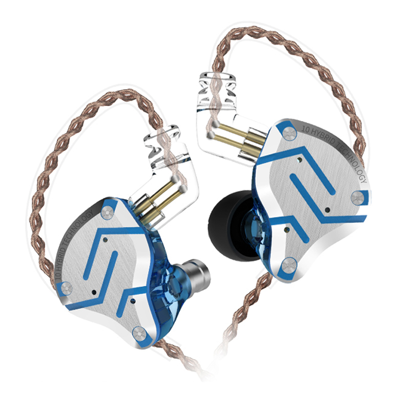 ขาย KZ ZS10 PRO Glare version หูฟัง Hybrid 5 ไดร์เวอร์ (4BA+1DD) ถอดสายได้