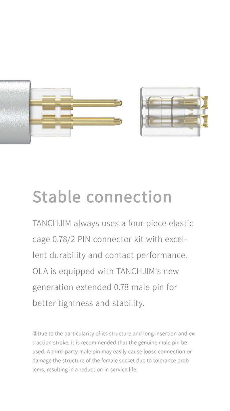 TANCHJIM OLA หูฟัง IEMs ไดรเวอร์ไดนามิก 10mm สาย OFCชุบเงินLitz + OFC Litz ประกันศูนย์ไทย