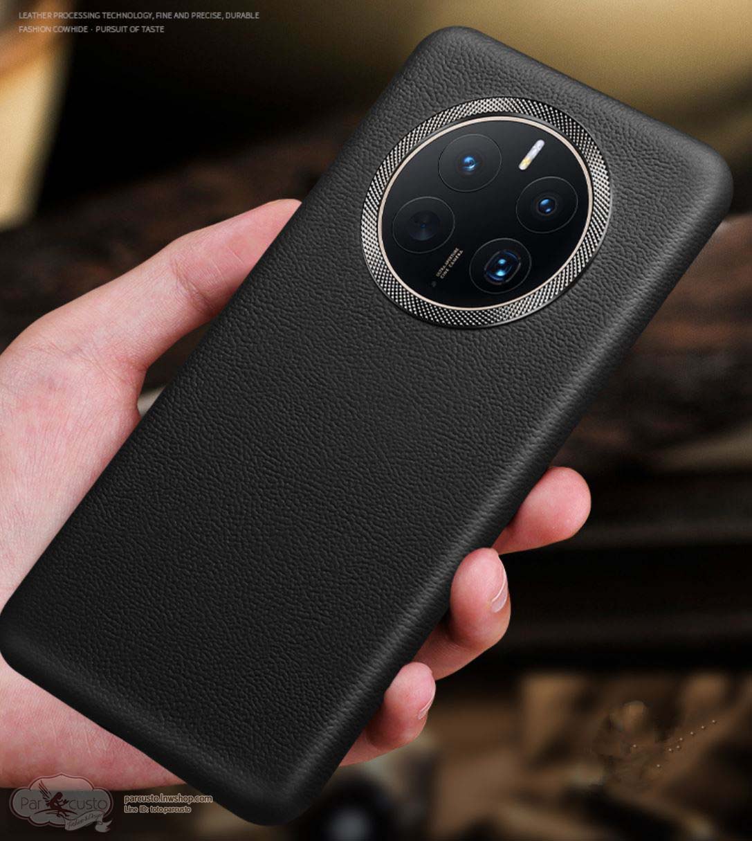 เคสหนังแท้ Huawei Mate 50 Pro จาก Changsheng [Pre-order]