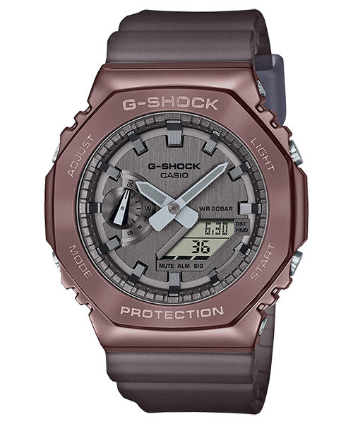 นาฬิกา Casio G-Shock Metal Covered Special Color MIDNIGHT FOG Series รุ่น GM-2100MF-5A ของแท้ รับประกัน1ปี