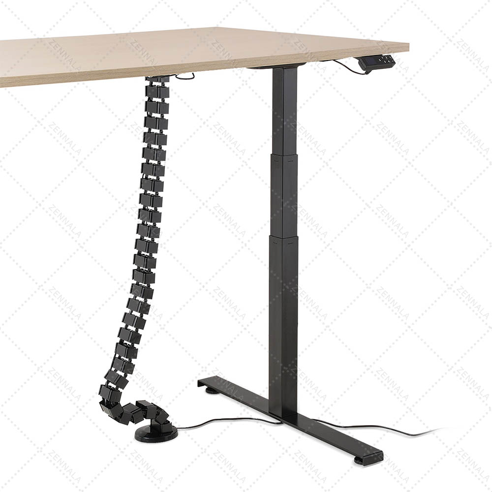 ตัวเก็บสายไฟ ใต้โต๊ะ รางกระดูกงู มี 4 ช่อง